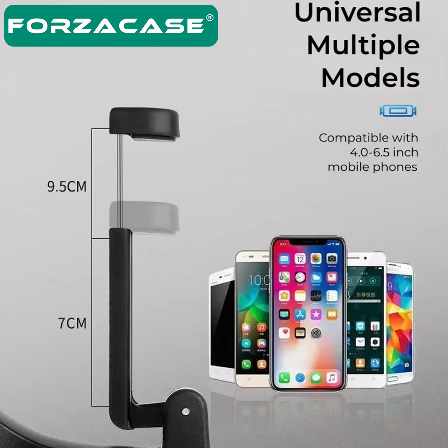 Forzacase Araç İçi Koltuk Arkası Ayarlanabilir Eşya Telefon Tutucu - FC807