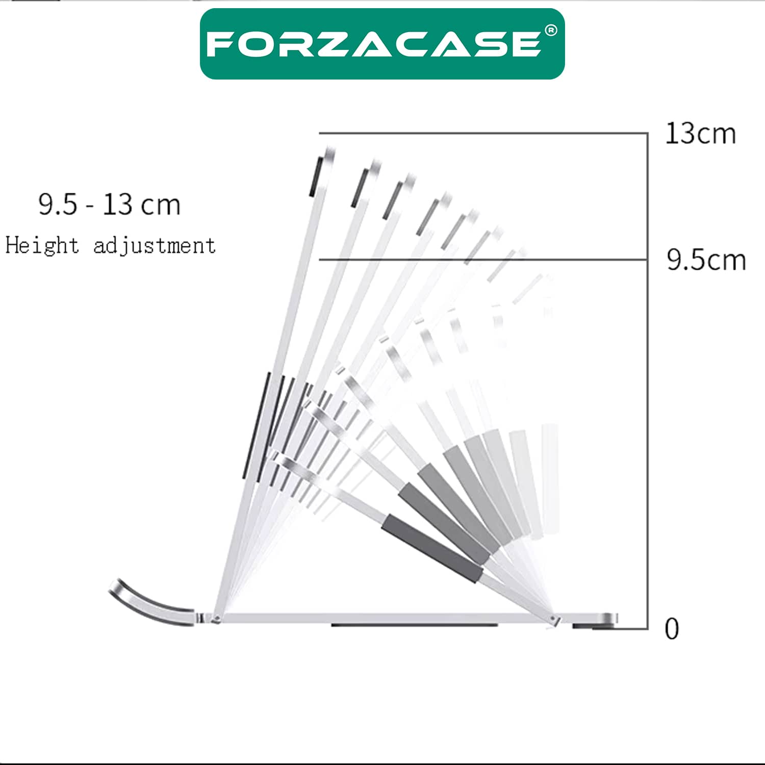 Forzacase 8-13’’ Ayarlanabilir Katlanabilir Metal Masaüstü Telefon Tablet Standı - FC809