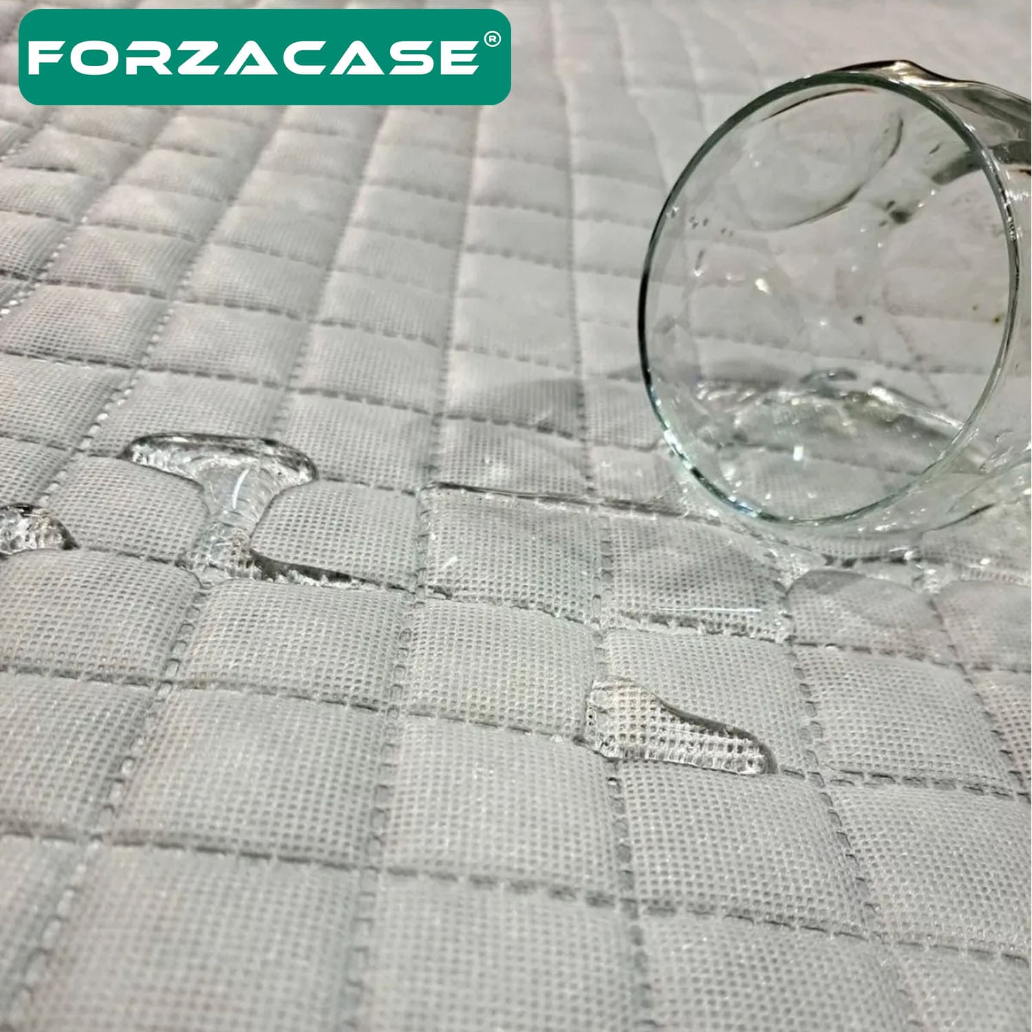 Forzacase Kapitone Desenli Su Geçirmez Elyaf Kenar Biyeli Çift Taraflı Kamp Piknik Örtüsü - FC817