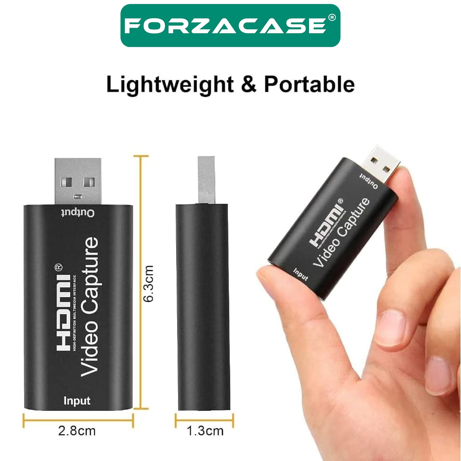 Forzacase USB TO HDMI Adaptör 4K 30hz - 1080P 30hz Görüntü Aktarıcı Adaptör - FC826