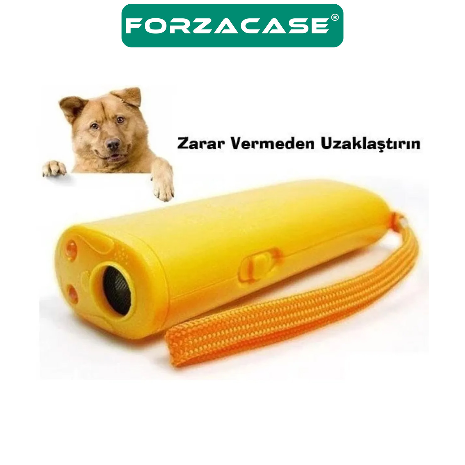 Forzacase Ultrasonik Ses Dalgası Köpek Kovucu ve Eğitici Cihaz - FC849