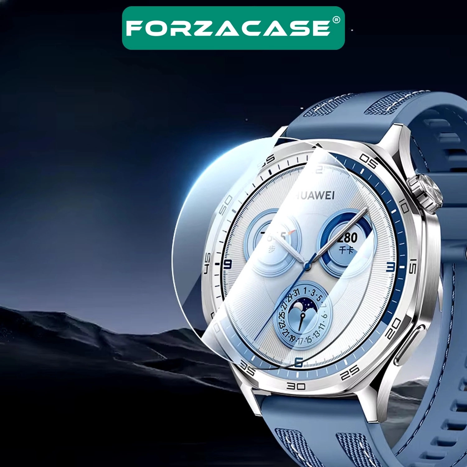 Forzacase Huawei Watch GT 7 41mm ile uyumlu Temperli Kırılmaz Cam Ekran Koruyucu - FC861