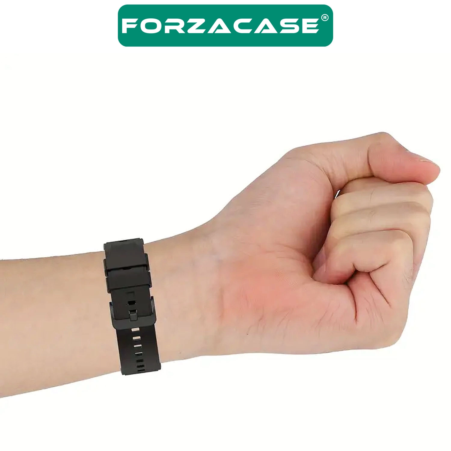 Forzacase Xiaomi Watch S4 41mm ile uyumlu Tokalı Silikon Kordon Kayış - FC870