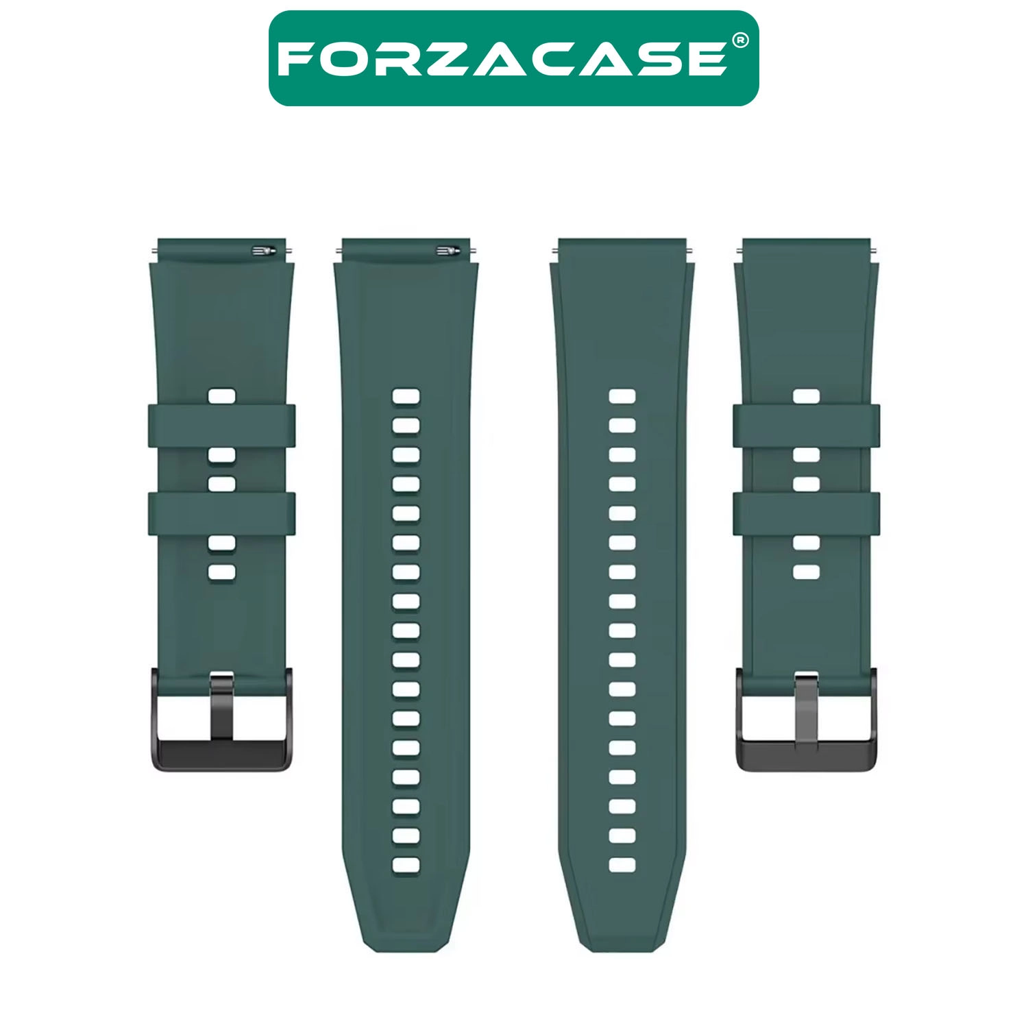 Forzacase Xiaomi Watch S4 41mm ile uyumlu Tokalı Silikon Kordon Kayış - FC870