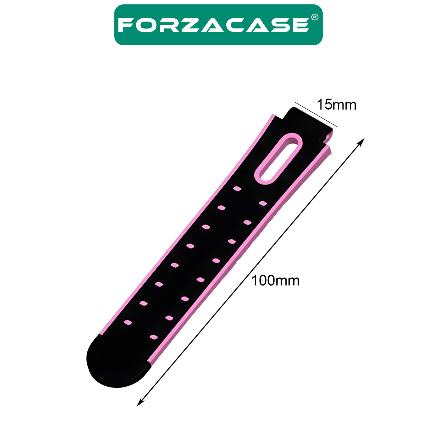 Forzacase 15mm Akıllı Çocuk Saatleri ile uyumlu Çift Renk Şık Silikon Kordon Kayış - FC888