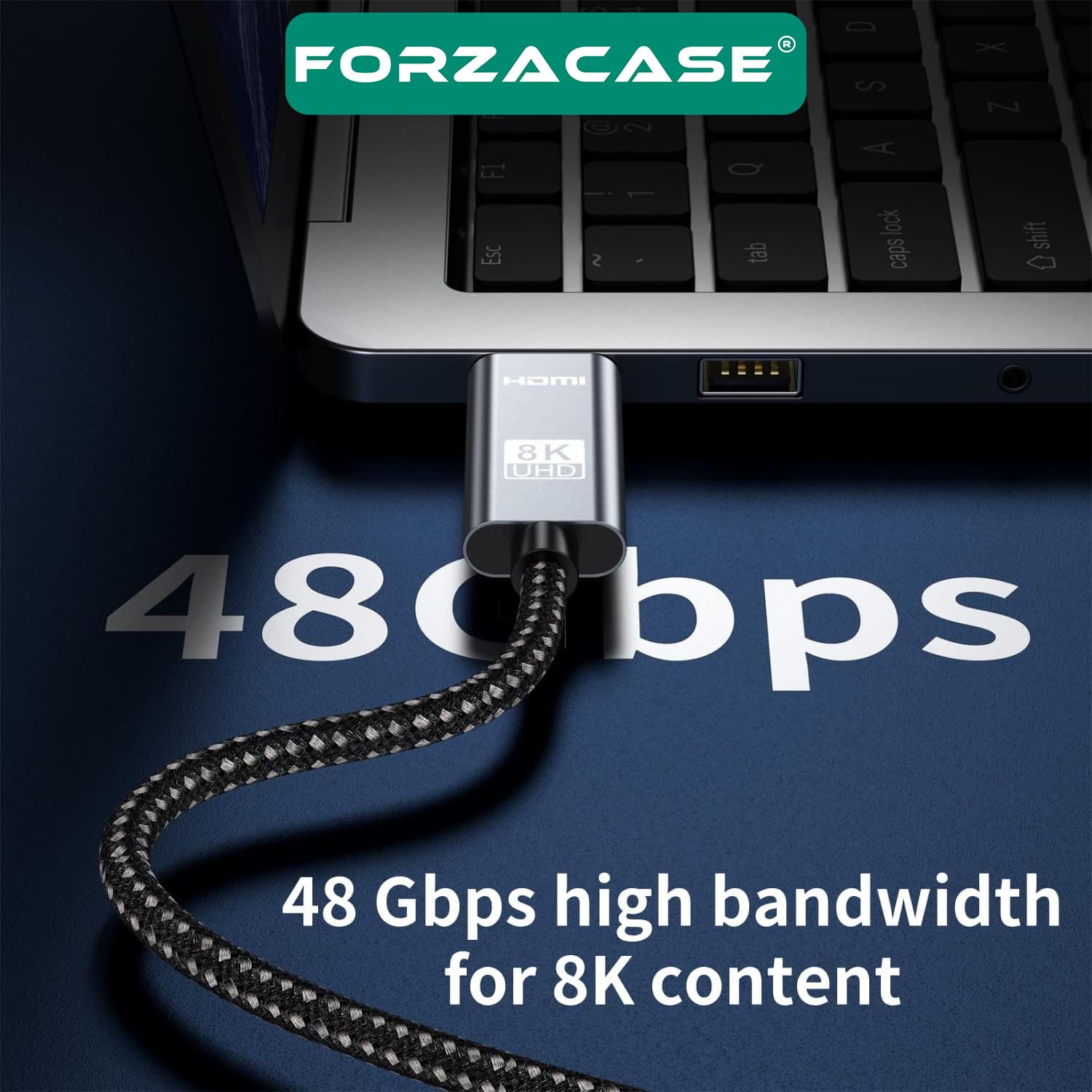 Forzacase DP to DP Kablo 8K 60hz / 4K 120hz Görüntü Aktarıcı Kablo 2 metre - FC895
