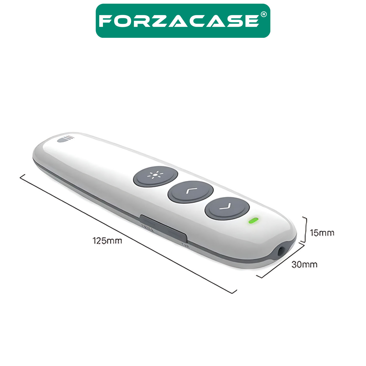 Forzacase 2.4 GHz Kablosuz Sunum Kumandası Sunum Slayt Kumandası 100 Metre Çekim Mesafeli - FC904