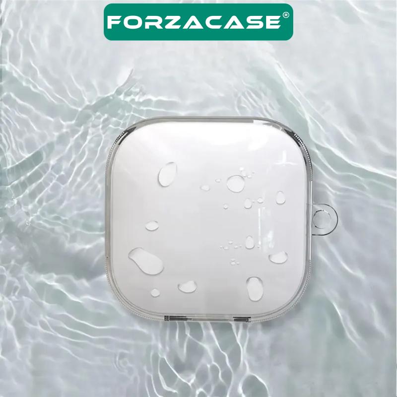 Forzacase Xiaomi Redmi Buds 6 Active uyumlu Şeffaf Anahtar Askılıklı Bluetooth Kulaklık Kılıfı-FC927