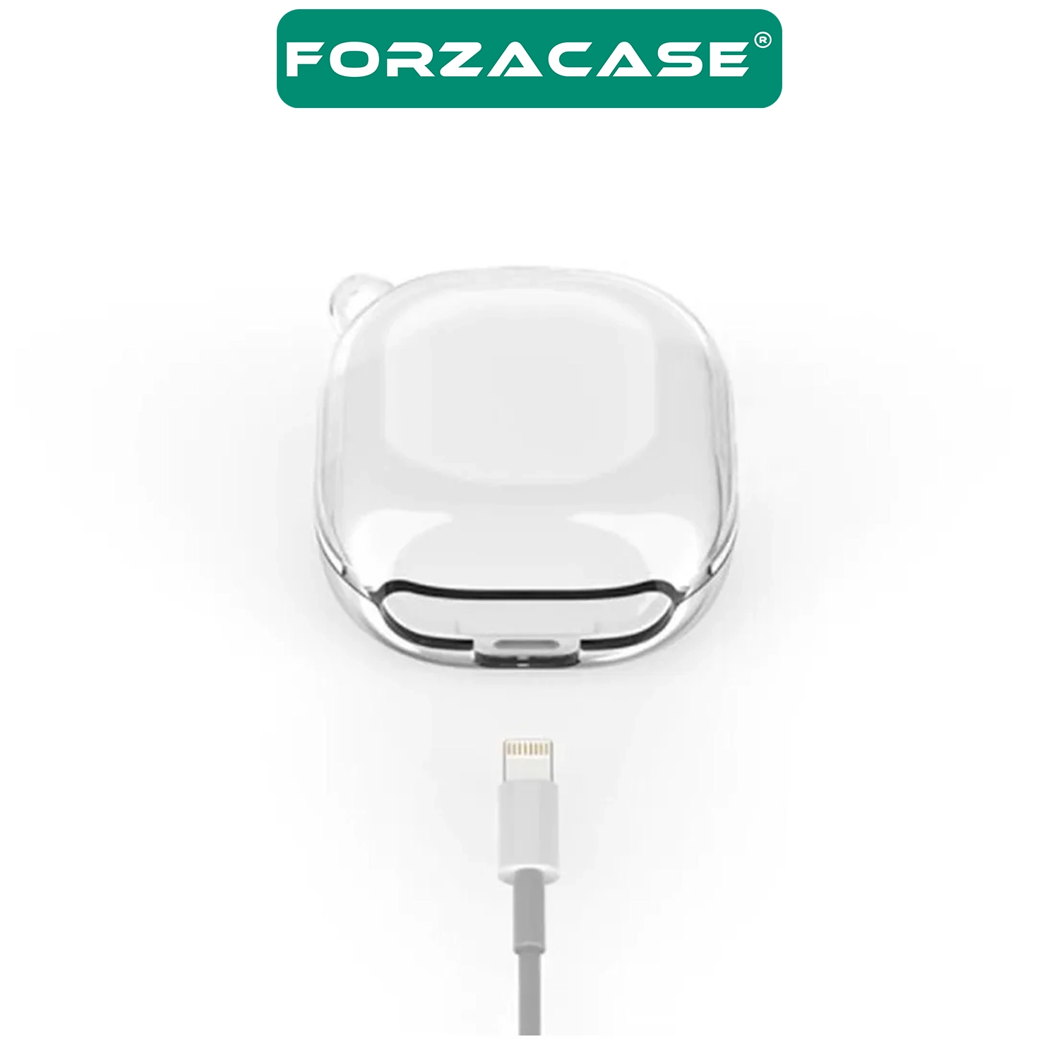 Forzacase Samsung Galaxy Buds Core (2025) / FE (2023) uyumlu Şeffaf Anahtar Askılıklı Kulaklık Kılıfı - FC927