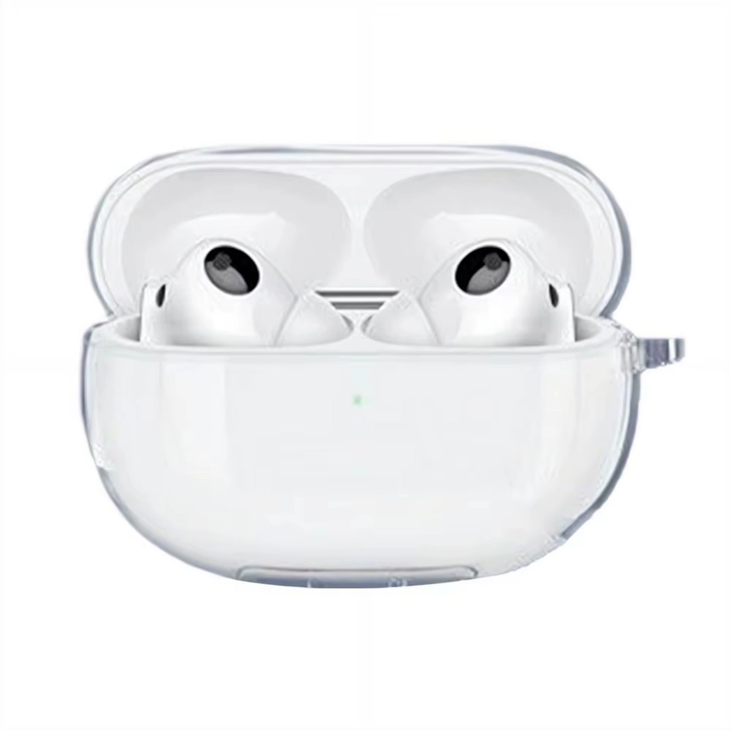 Forzacase Huawei FreeBuds Pro 5 ile uyumlu Şeffaf Anahtar Askılıklı Bluetooth Kulaklık Kılıfı - FC927
