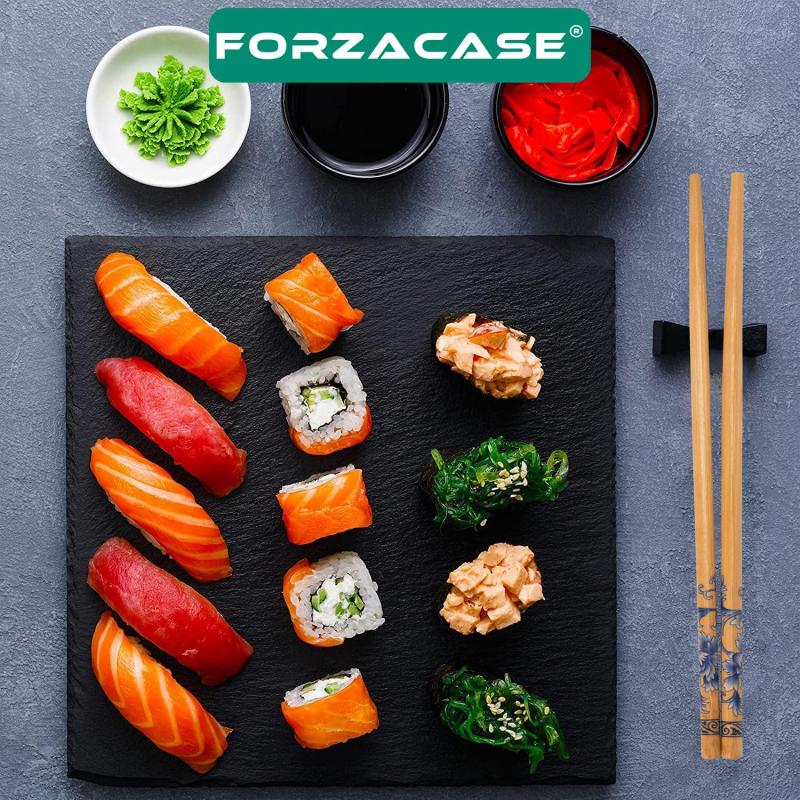 Forzacase Çok Kullanımlık Bambu Çin Çubuğu Chopsticks 24 cm 4 Adet - FC928
