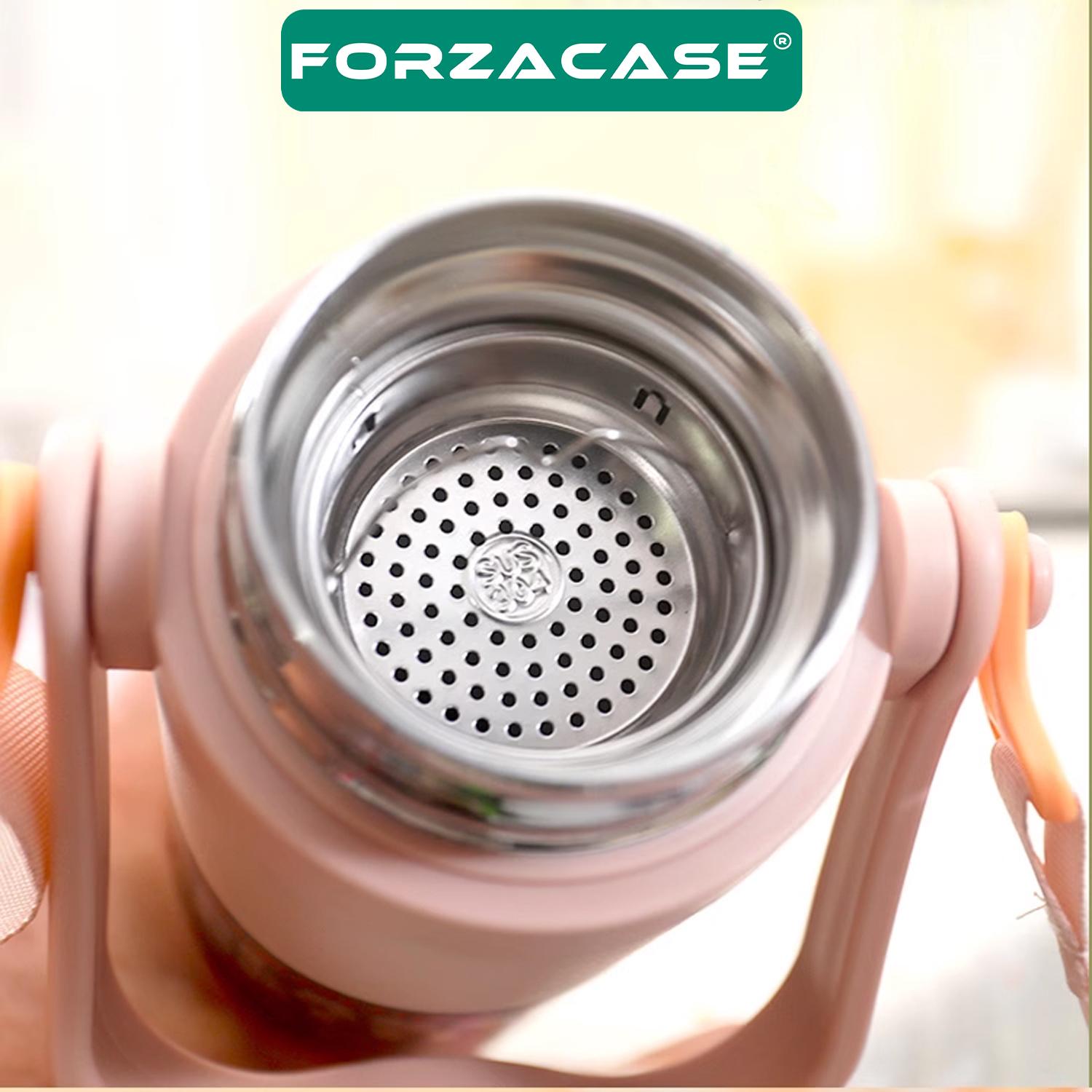 Forzacase Paslanmaz Çelik 800 ml 10 Saat Sıcak Soğuk Tutan Çay Kahve Su Termosu - FC940