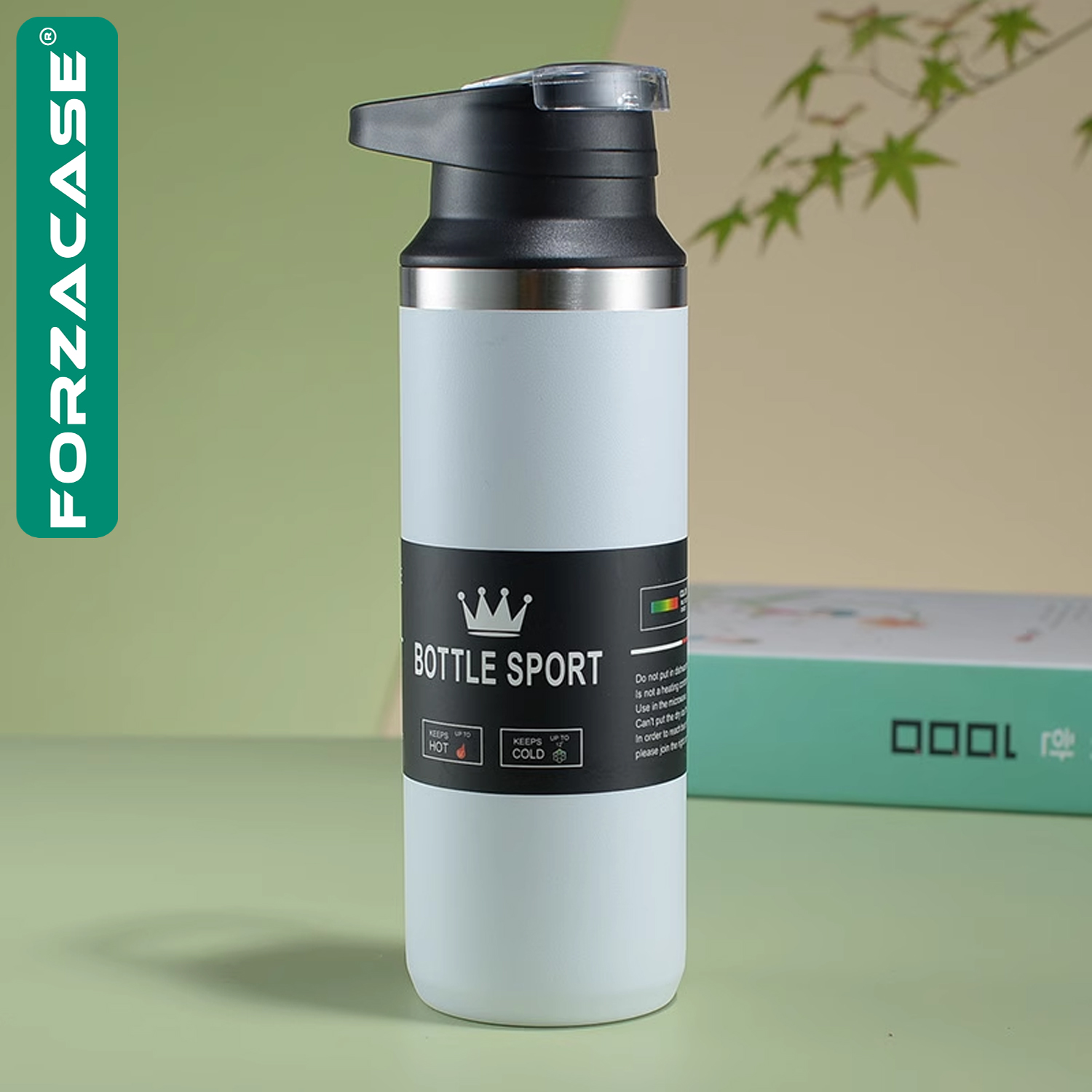Forzacase Paslanmaz Çelik 500 ml 8 Saat Sıcak Soğuk Tutan Çay Kahve Su Termosu - FC941
