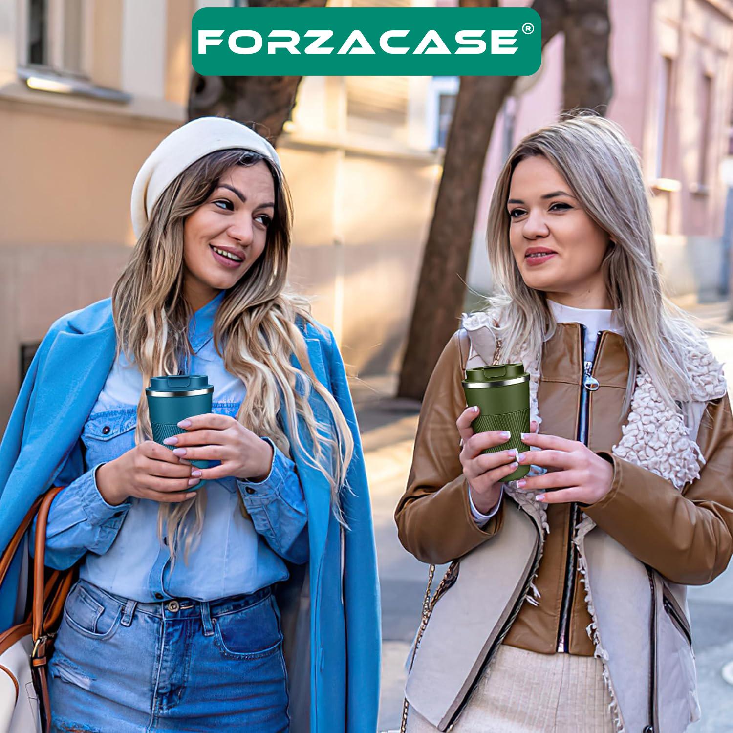 Forzacase 304 Paslanmaz Çelik 500 ml 6 Saat Sıcak Soğuk Tutan Çay Kahve Su Termosu - FC943