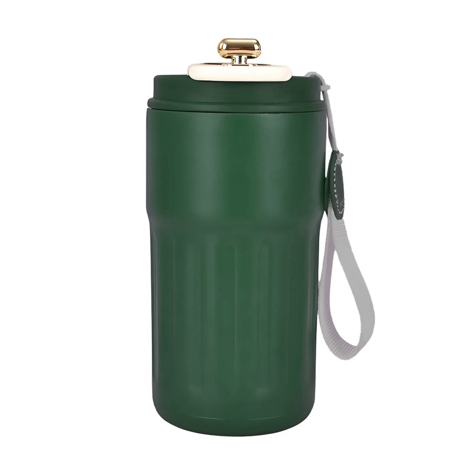 Forzacase 316 Paslanmaz Çelik Termometreli 450 ml 6 Saat Sıcak Soğuk Tutan Çay Kahve Termosu - FC944