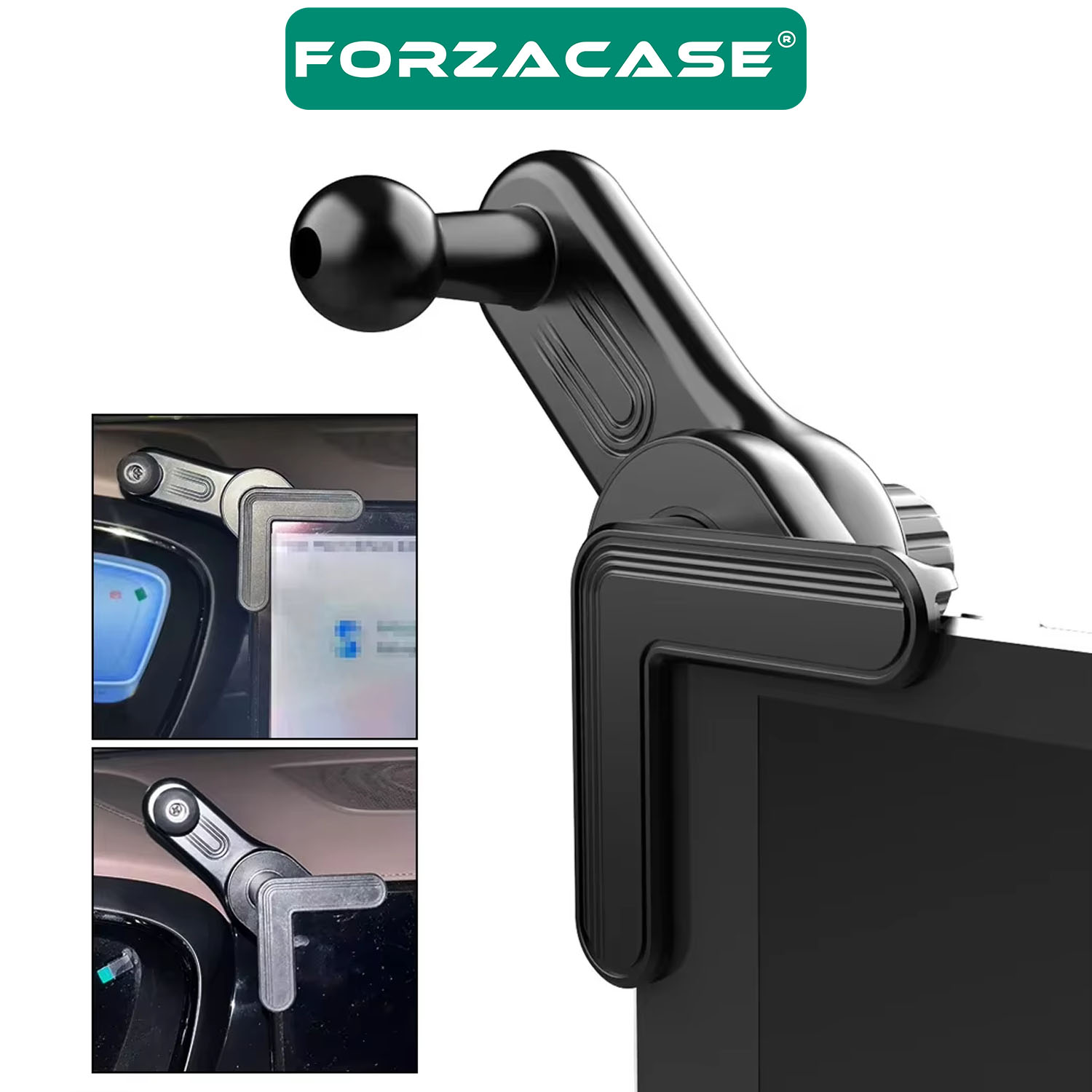 Forzacase Universal Araç içi Dijital Ekran uyumlu 360 Derece Dönebilen Telefon Tutucu - FC976