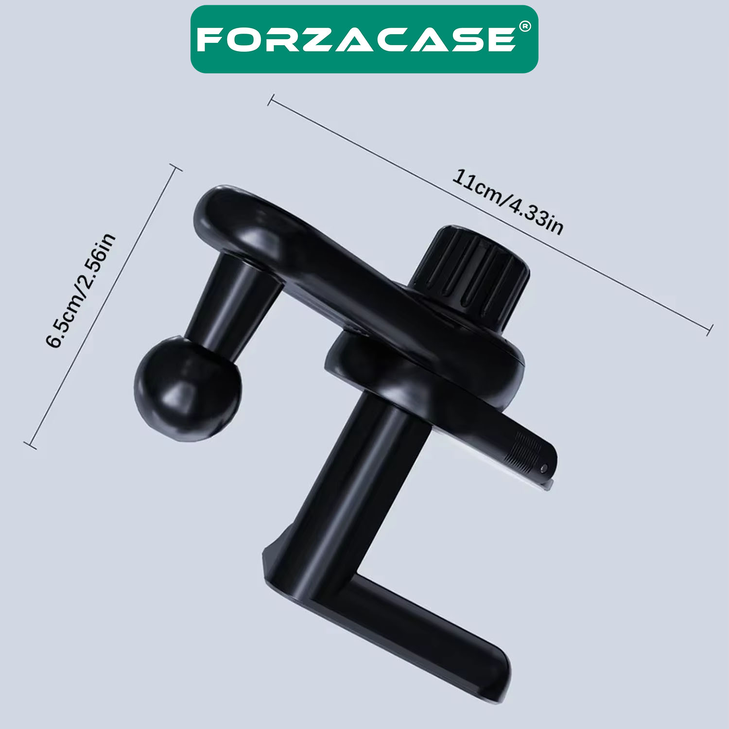 Forzacase Universal Araç içi Dijital Ekran uyumlu 360 Derece Dönebilen Telefon Tutucu - FC976