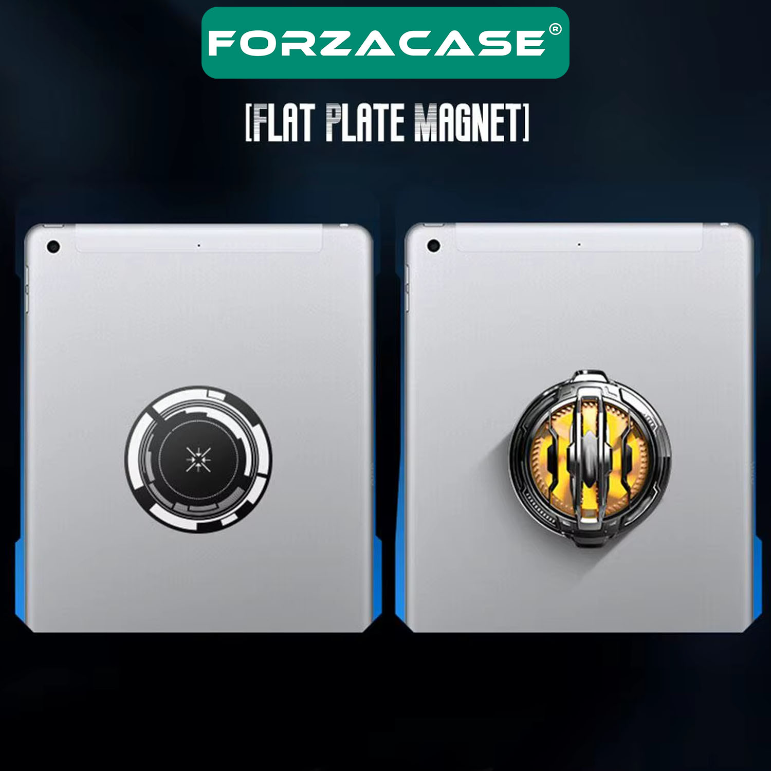 Forzacase 6000 RPM Kablolu RGB Işıklı Manyetik Tablet ve Telefon Soğutucu Isı Önleyici Fan - FC995