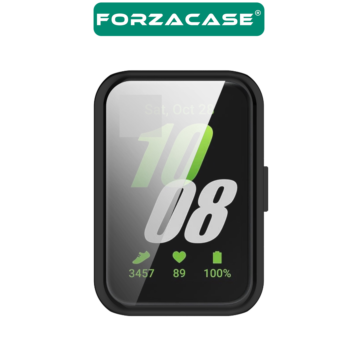 Forzacase Samsung Galaxy Fit 3 ile uyumlu Önü Kapalı Ekran Korumalı Silikon Kılıf - FC010