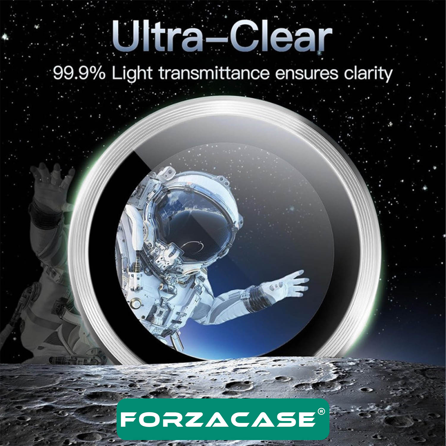 Forzacase Samsung Galaxy Z Flip 6 ile uyumlu Kamera Camı Lens Koruyucu Halka Seti - FC381