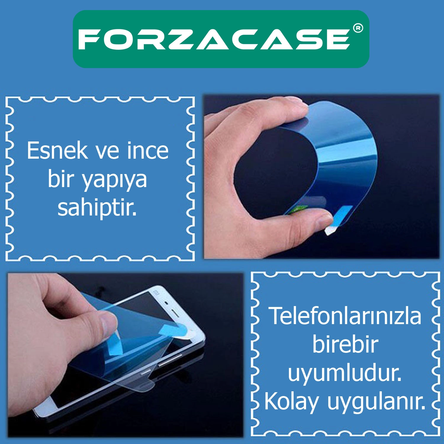 Forzacase Xiaomi Poco Pad X1 11.2 inch ile uyumlu Tablet Nano Esnek Ekran Koruyucu Film - FC020