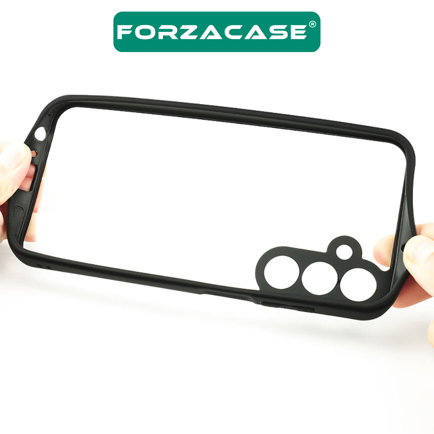Forzacase Samsung Galaxy A15 ile uyumlu Roller Serisi Darbeye Dayanıklı Yarı Esnek Plastik Tpu Kılıf