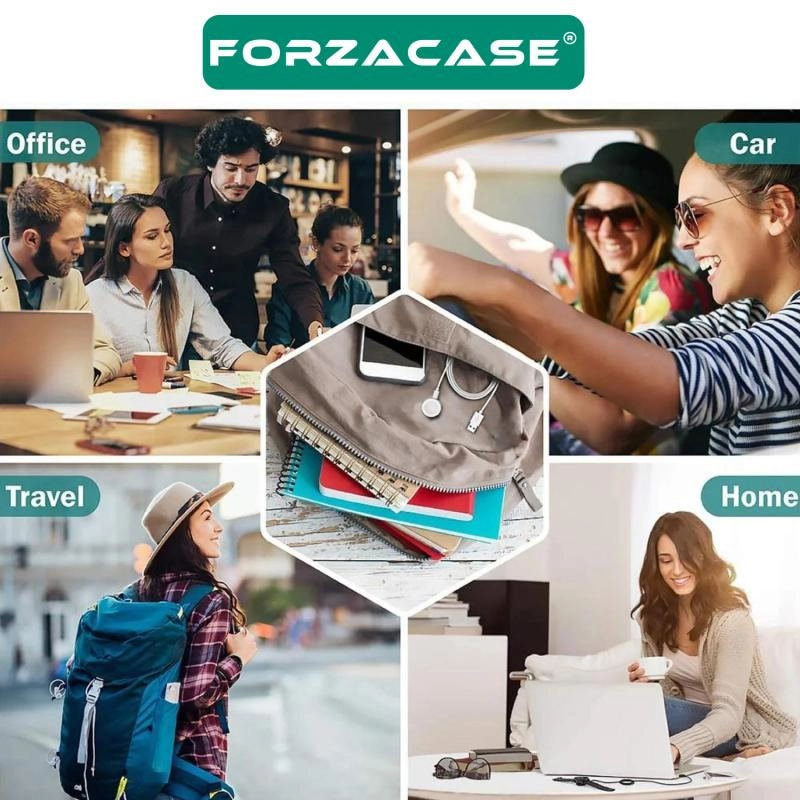 Forzacase Huawei Watch 4 / Watch 4 Pro ile uyumlu USB Type-C Manyetik Şarj Kablosu - FC017