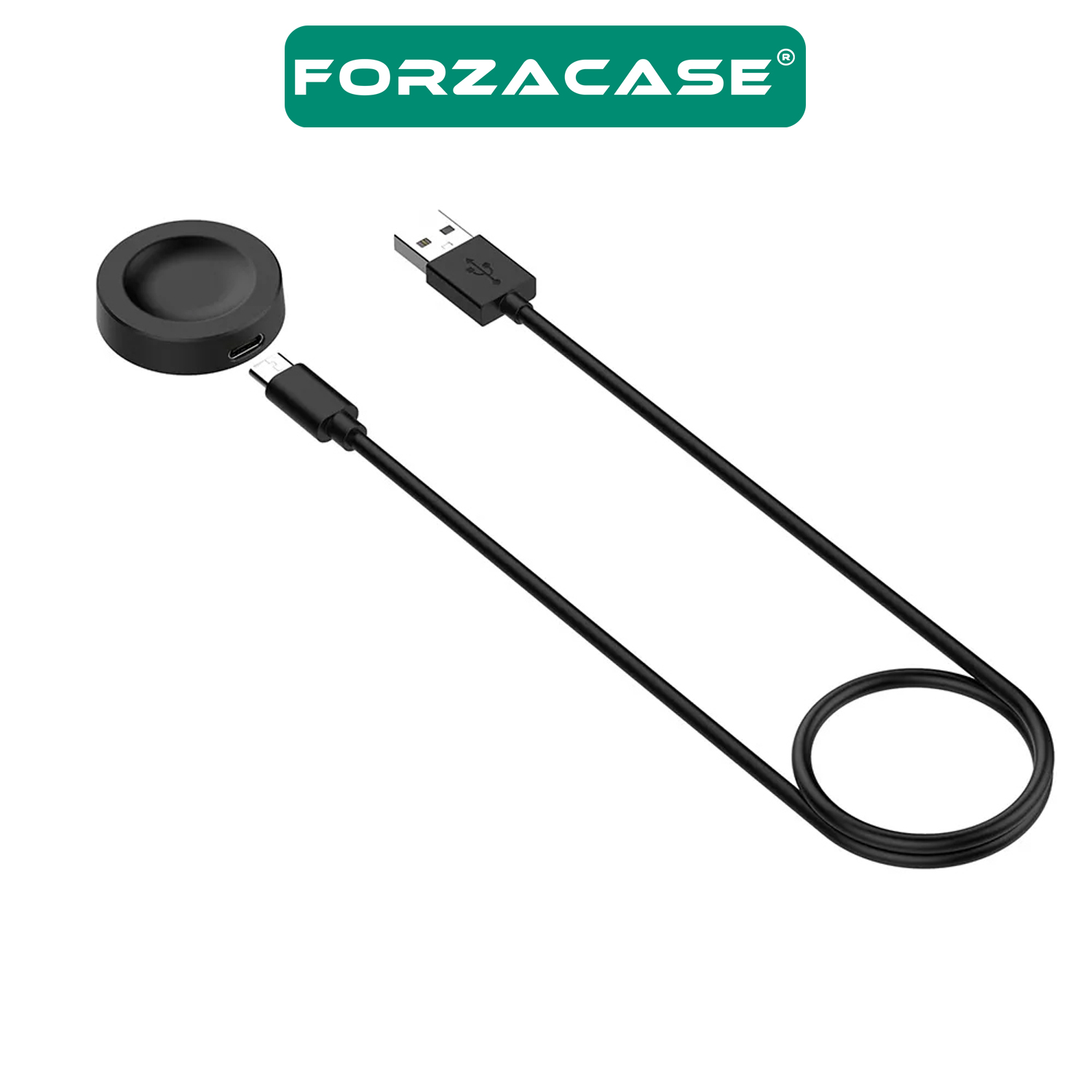 Forzacase Huawei Watch 3 / 3 Pro / GT3 / GT3 Pro / GT2 Pro USB Type-C Manyetik Şarj Kablosu - FC017