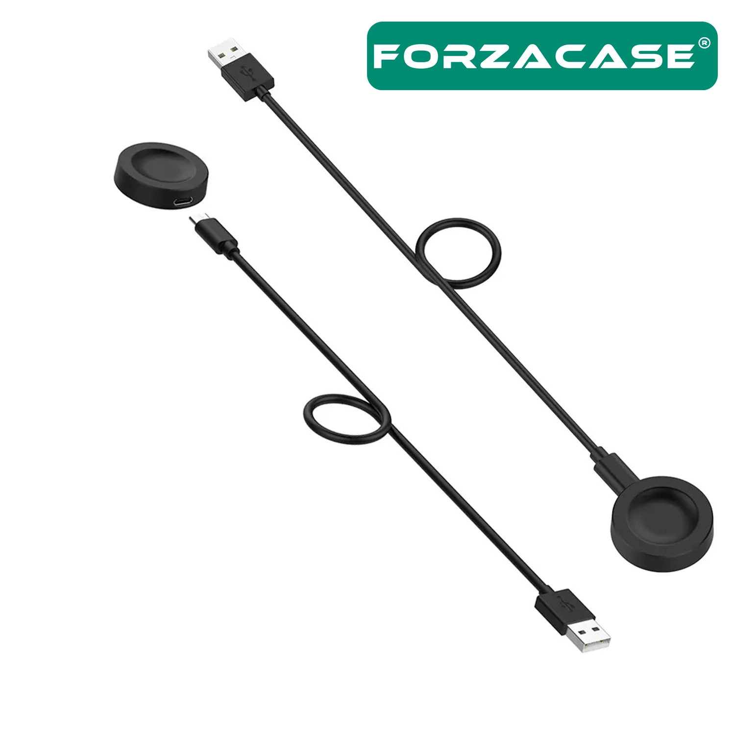 Forzacase Huawei Watch GT Runner / Runner 2 ile uyumlu USB Type-C Manyetik Şarj Kablosu - FC017