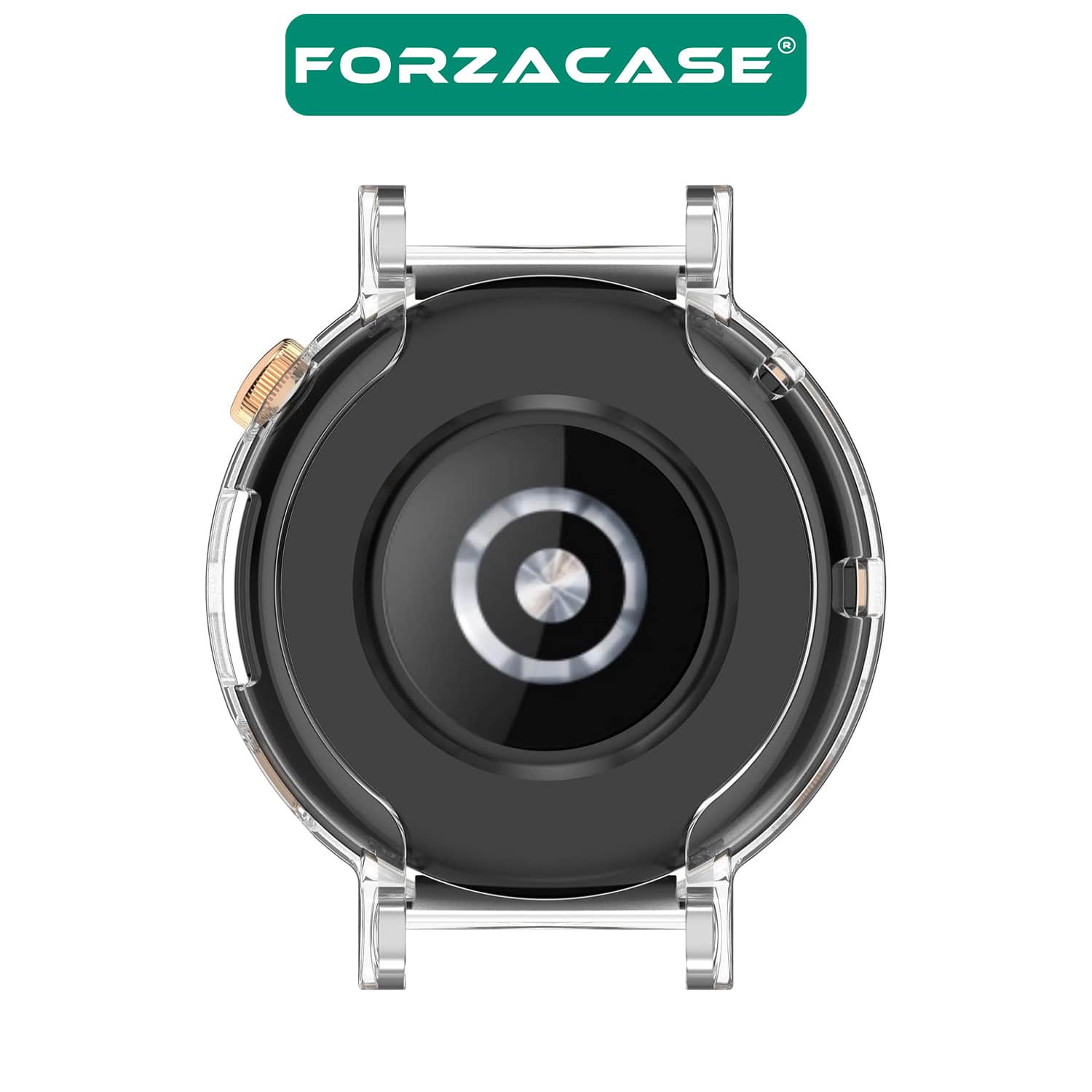 Forzacase Huawei Watch GT 4 41mm ile uyumlu Önü Kapalı Ekran Korumalı Silikon Kılıf - FC010