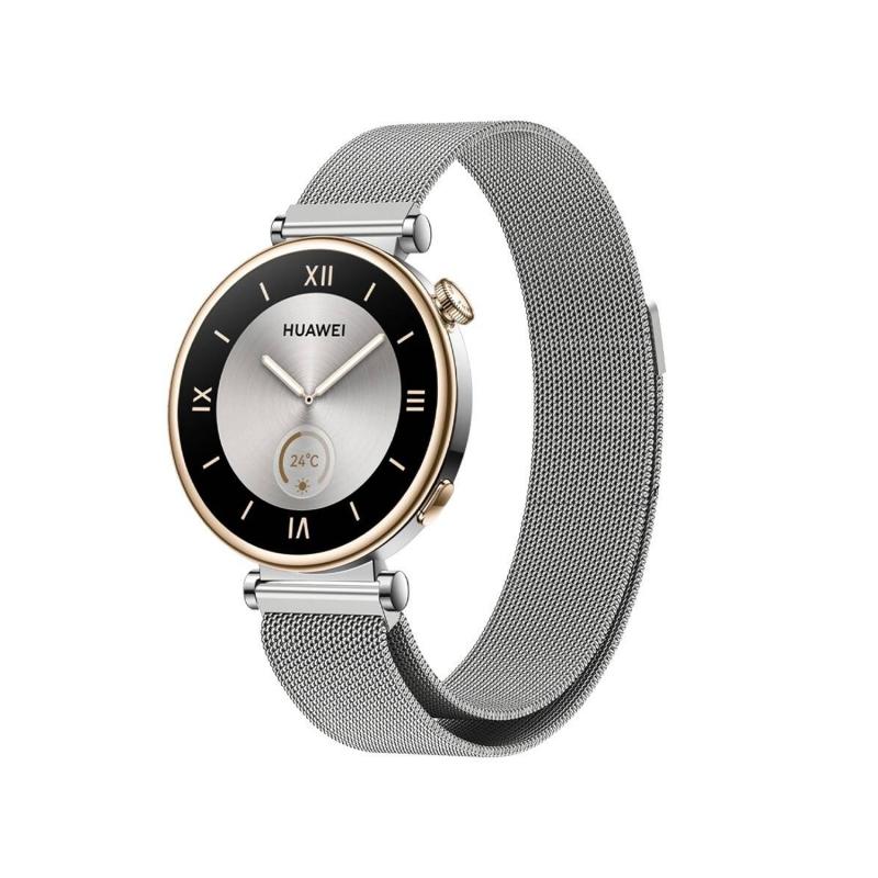 Forzacase Huawei Watch GT4 18 mm ile uyumlu Metal Mıknatıslı Kordon Kayış - FC321
