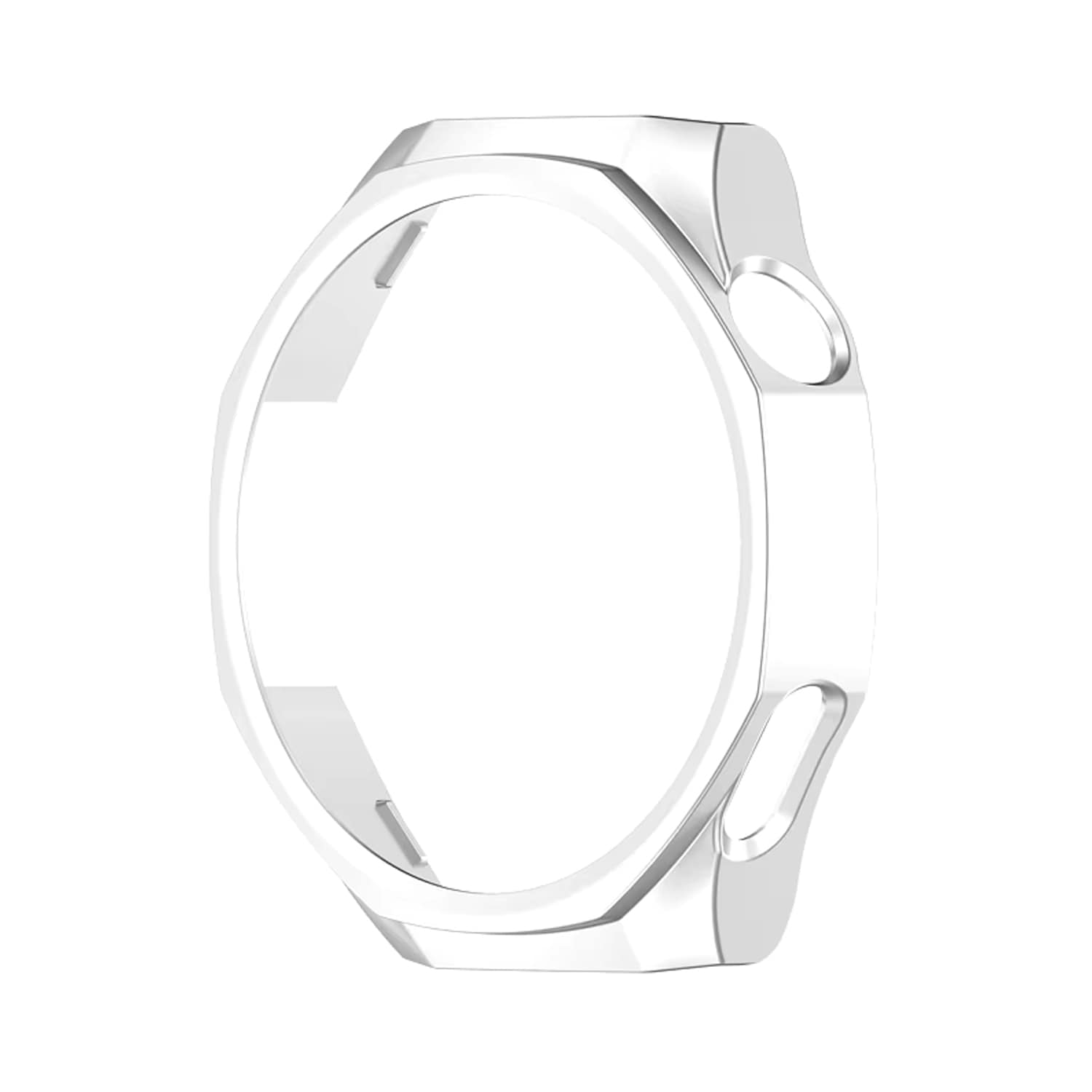 Forzacase Huawei Watch GT5 Pro 46mm ile uyumlu Önü Kapalı Ekran Korumalı Silikon Kılıf - FC010