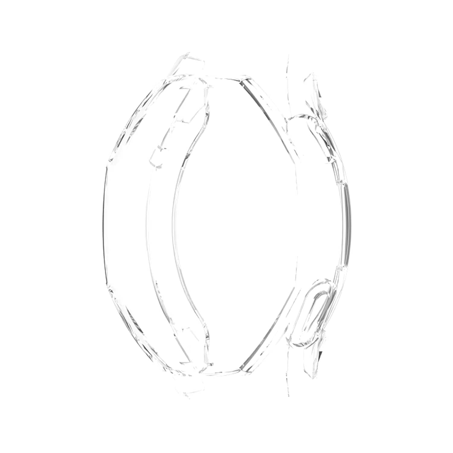 Forzacase Huawei Watch GT5 Pro 46mm ile uyumlu Önü Kapalı Ekran Korumalı Silikon Kılıf - FC010