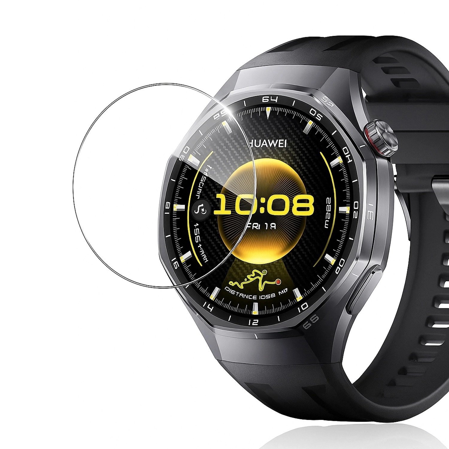 Forzacase Huawei Watch GT 7 Pro 46mm ile uyumlu Temperli Kırılmaz Cam Ekran Koruyucu - FC861