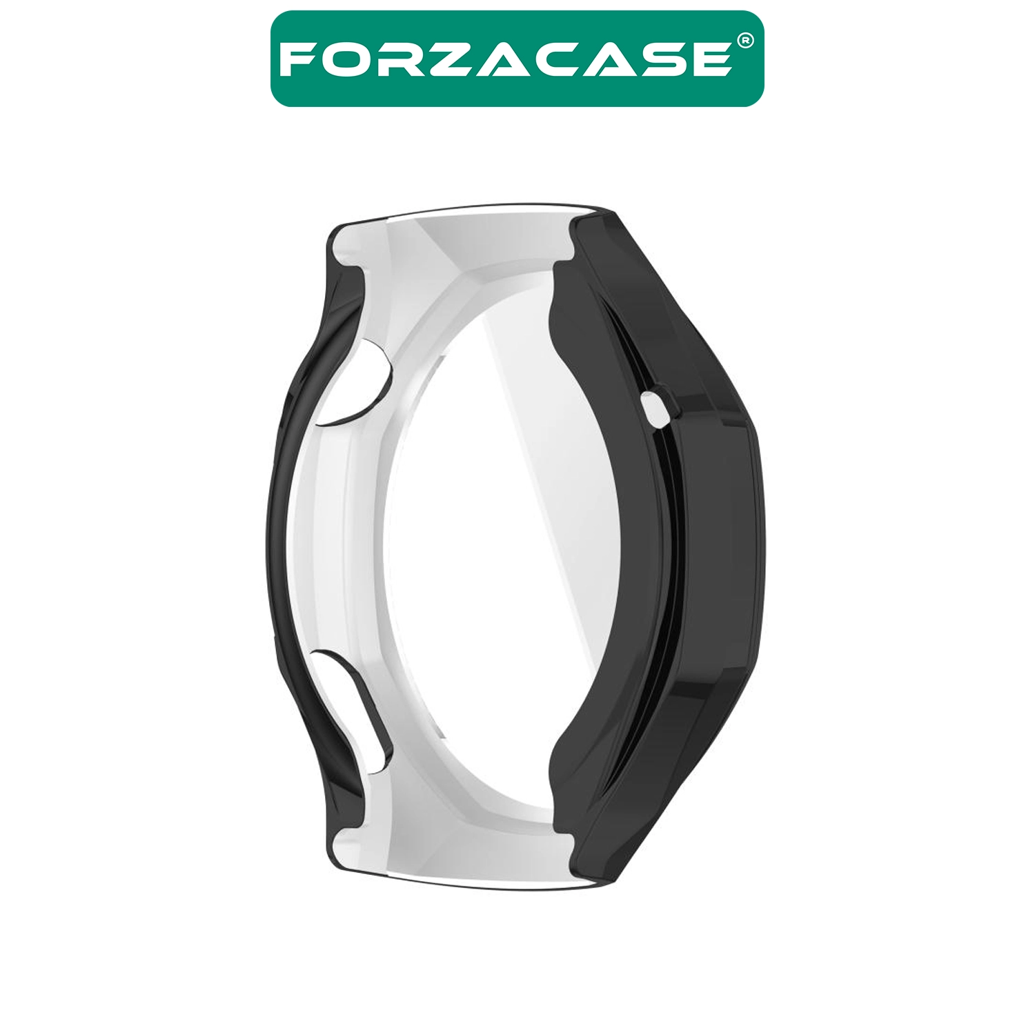 Forzacase Huawei Watch GT6 Pro 46mm ile uyumlu Önü Kapalı Ekran Korumalı Silikon Kılıf - FC010