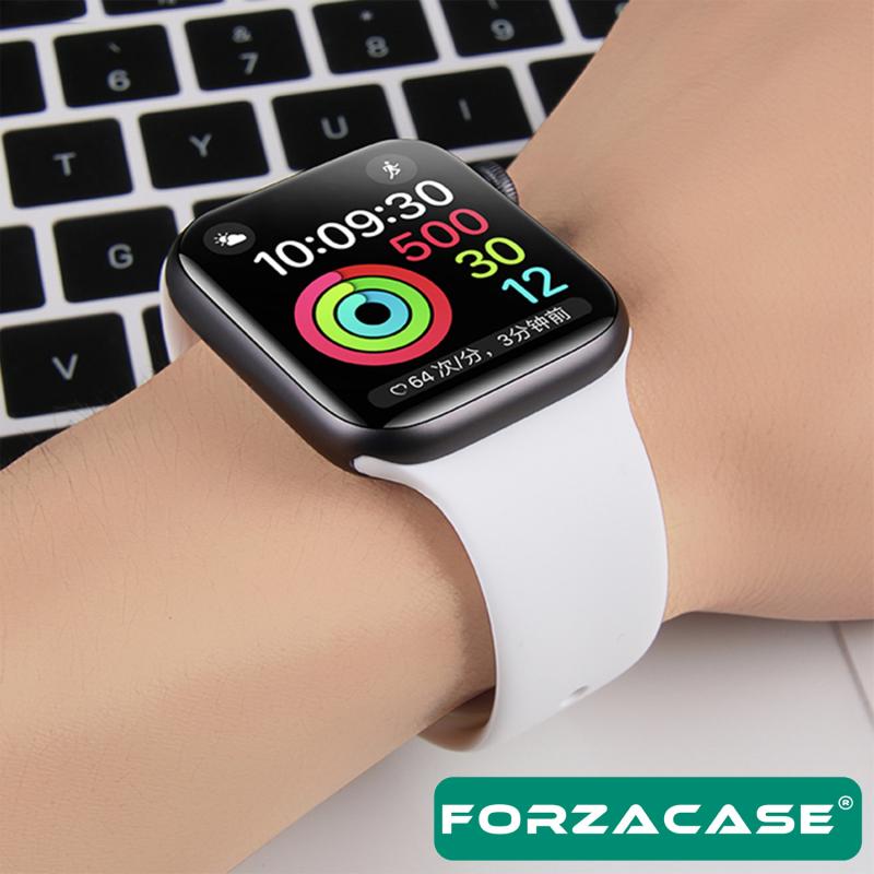 Forzacase Apple Watch Serisi 38-40-41 mm Silikon Kordon Kayış - FC004