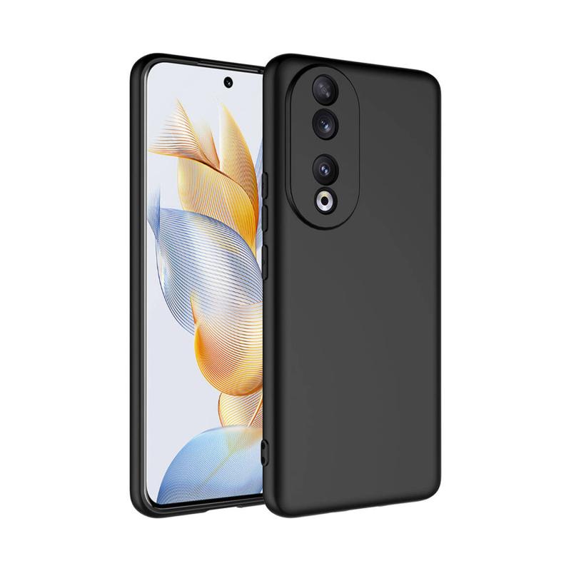 Forzacase Honor 90 ile uyumlu Liquid Serisi İçi Kadife Lansman Silikon Kılıf