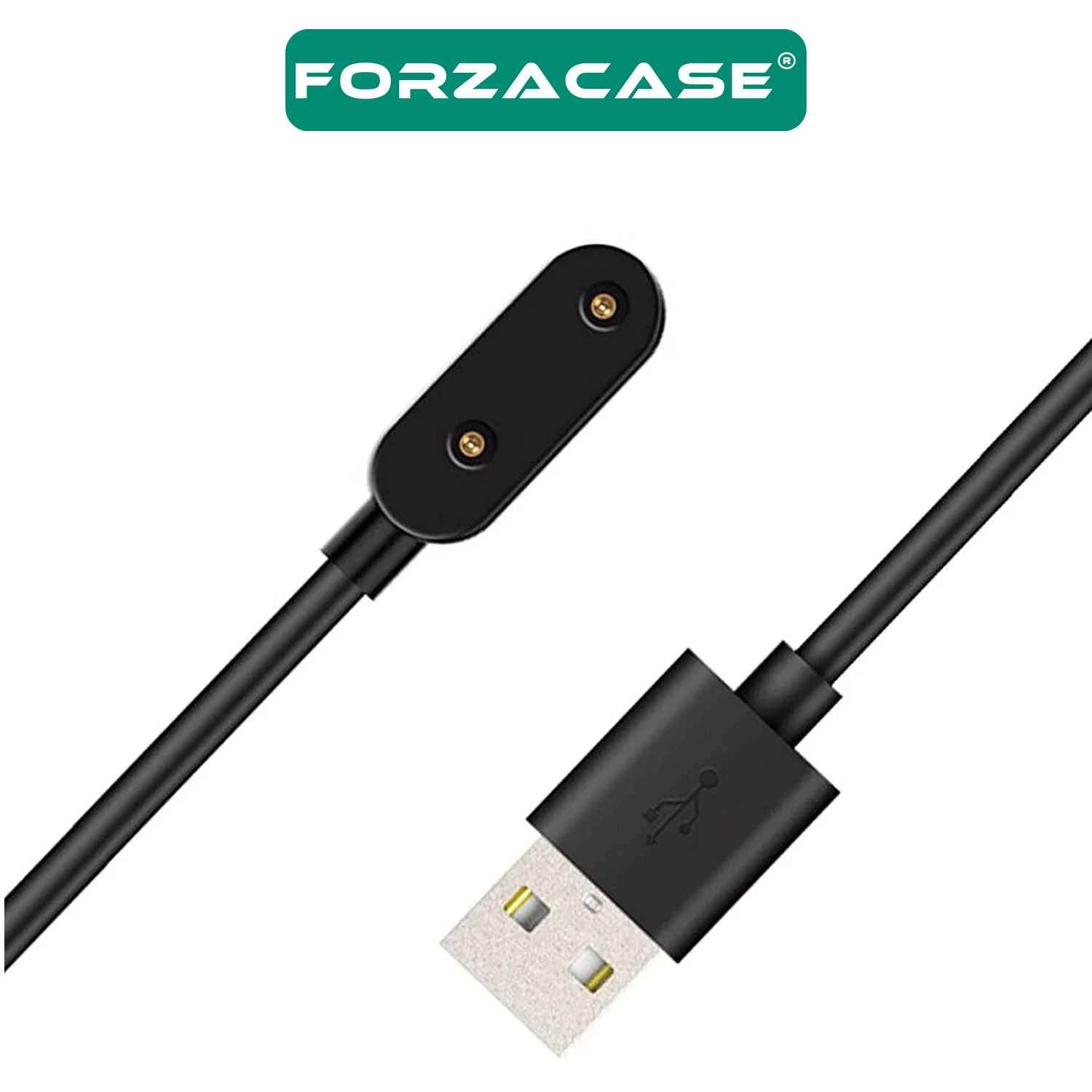 Forzacase Huawei Band 6 / Band 7 / Watch Fit 2 ile uyumlu USB Manyetik Şarj Kablosu 1 metre - FC017