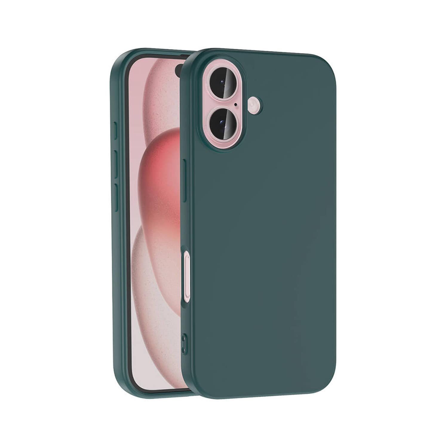 Forzacase iPhone 16 Plus uyumlu Liquid Serisi İçi Kadife Lansman Silikon Kılıf