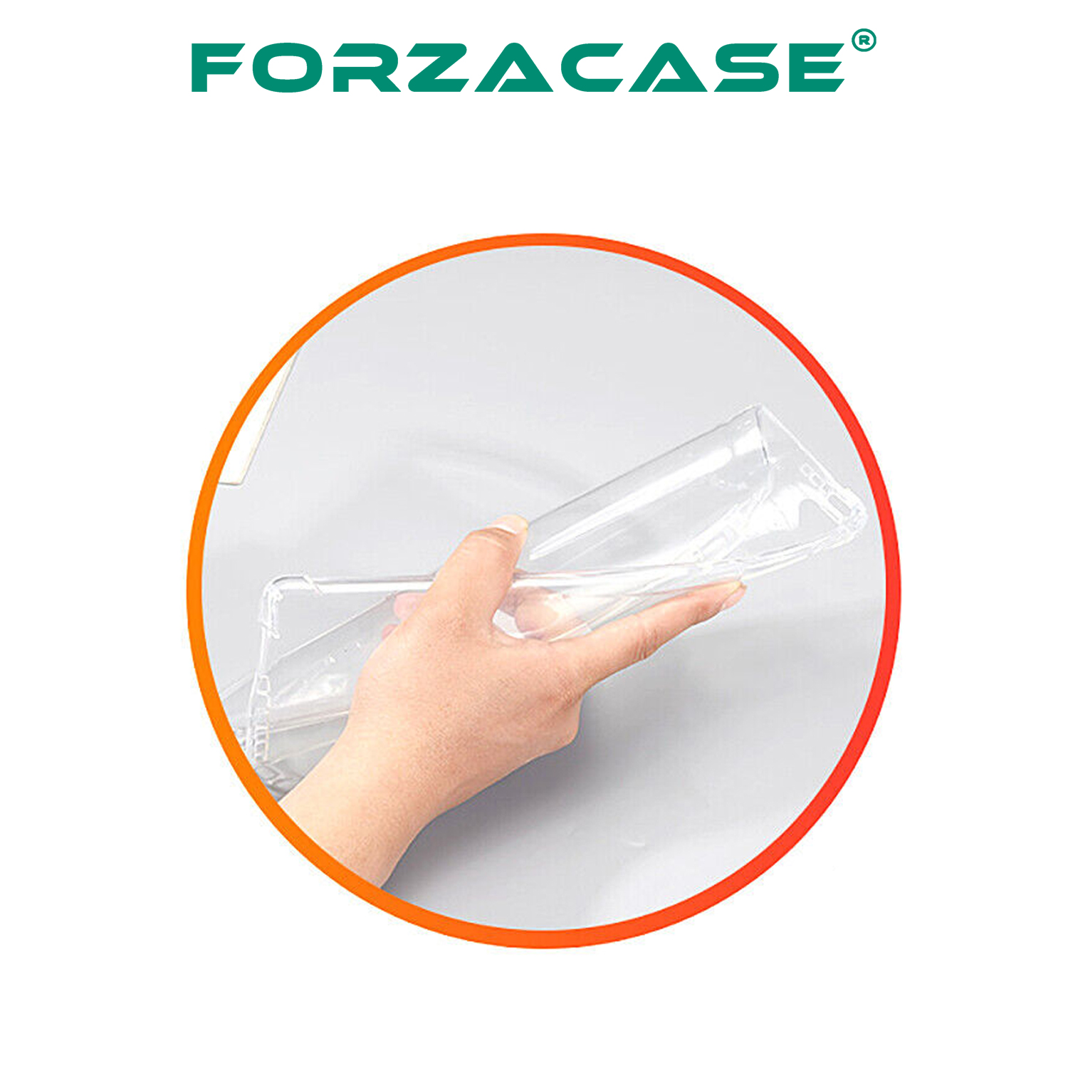 Forzacase iPad 10.Nesil 10.9 inch 2022 ile Uyumlu Silikon Kılıf Şeffaf - FC013