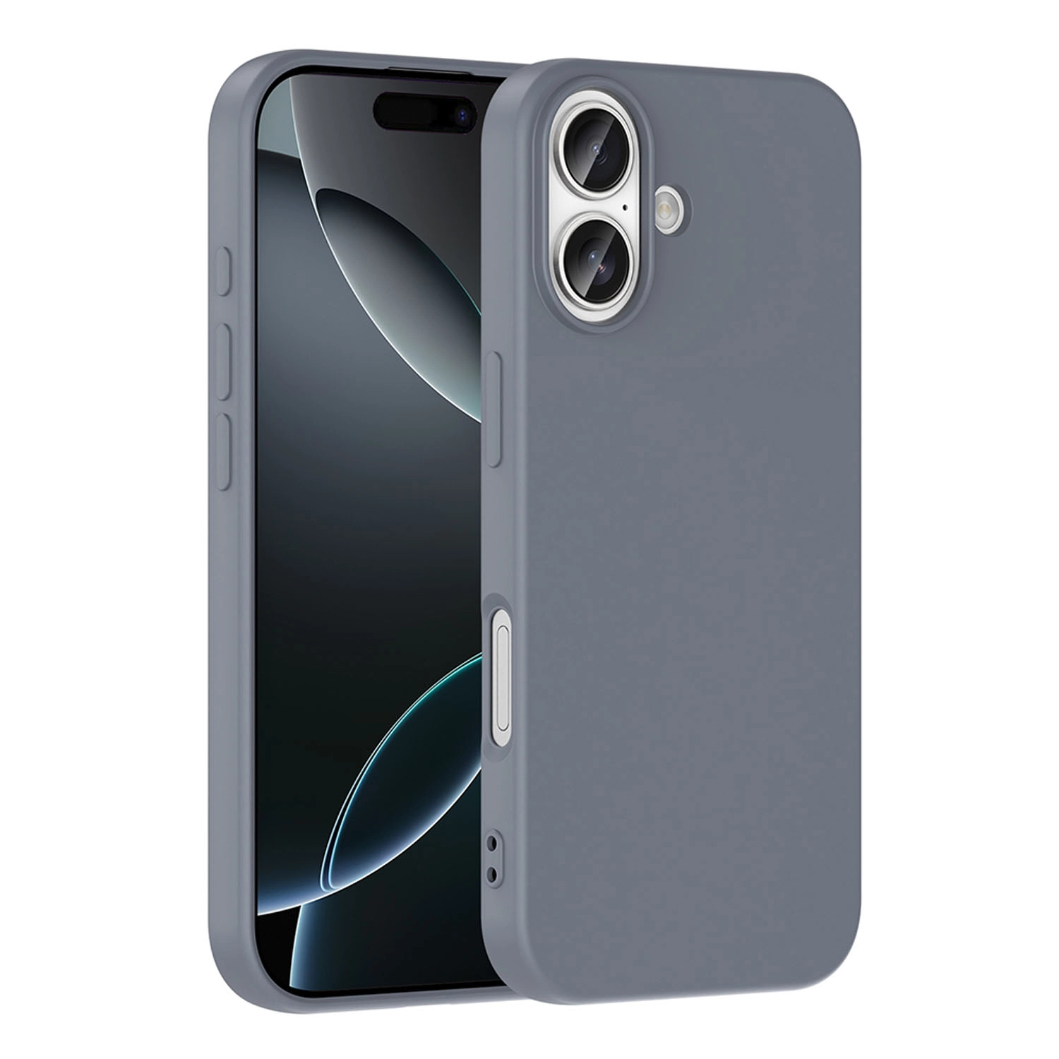 Forzacase iPhone 17 ile uyumlu Liquid Serisi İçi Kadife Lansman Silikon Kılıf