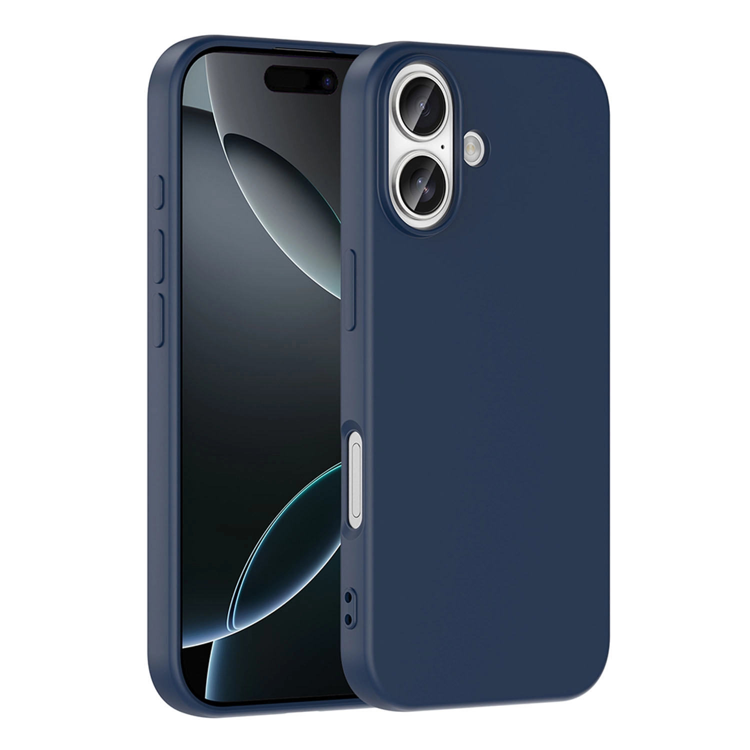 Forzacase iPhone 17 ile uyumlu Liquid Serisi İçi Kadife Lansman Silikon Kılıf