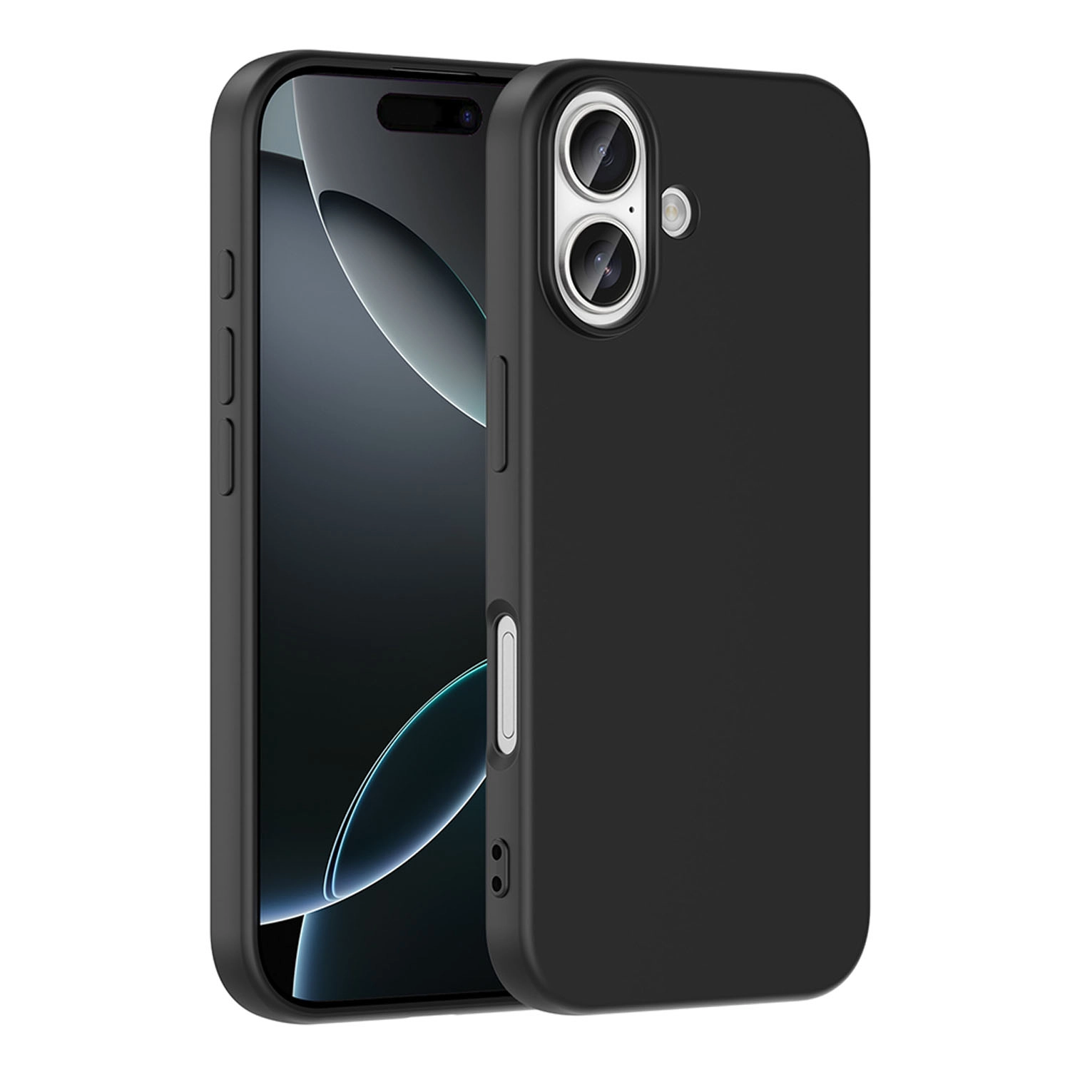 Forzacase iPhone 17 ile uyumlu Liquid Serisi İçi Kadife Lansman Silikon Kılıf