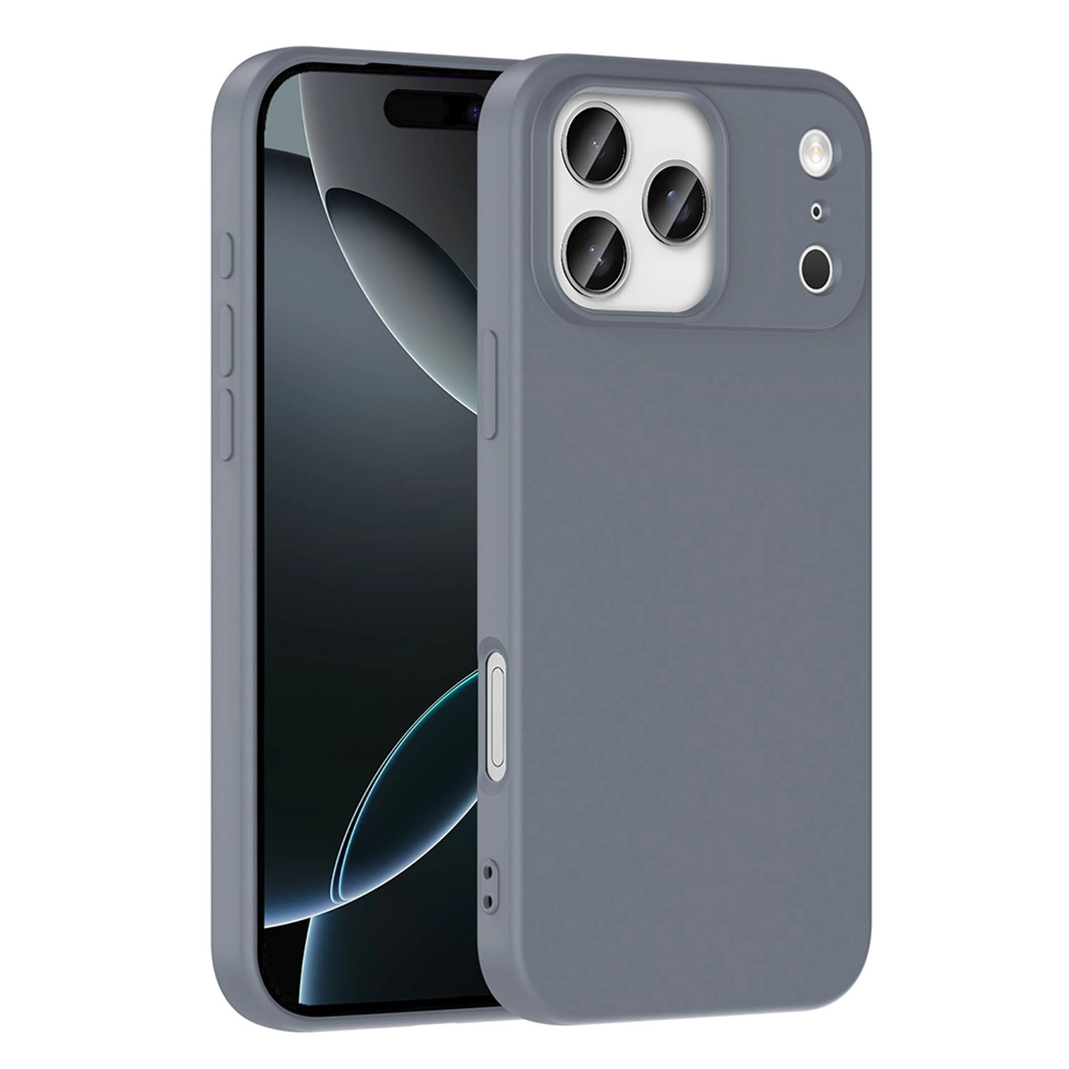 Forzacase iPhone 17 Pro ile uyumlu Liquid Serisi İçi Kadife Lansman Silikon Kılıf
