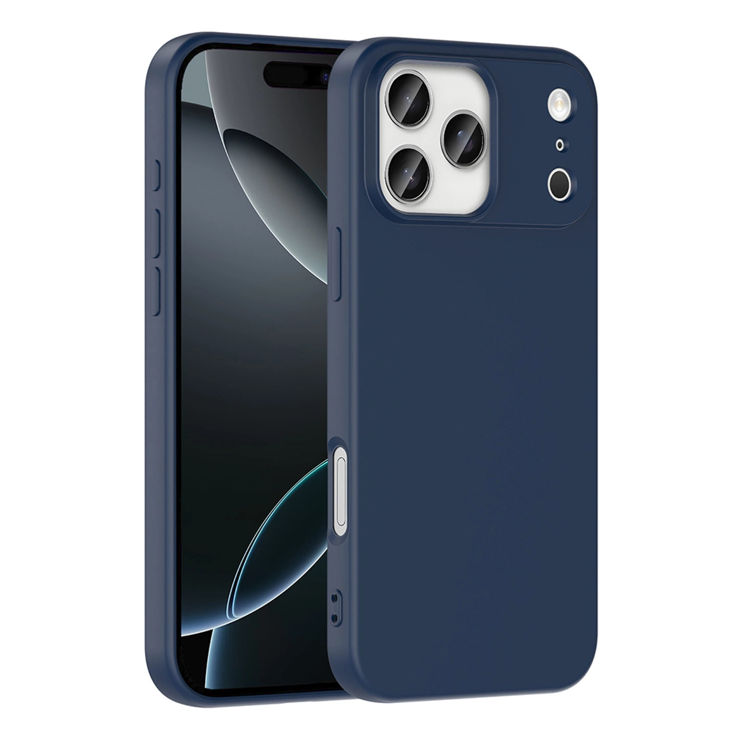 Forzacase iPhone 17 Pro ile uyumlu Liquid Serisi İçi Kadife Lansman Silikon Kılıf