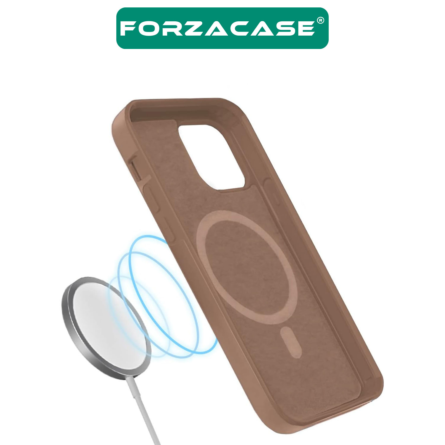 Forzacase iPhone 16 Pro Max ile uyumlu Velvet Serisi İçi Kadife Magsafe Şarj Özellikli Silikon Kılıf