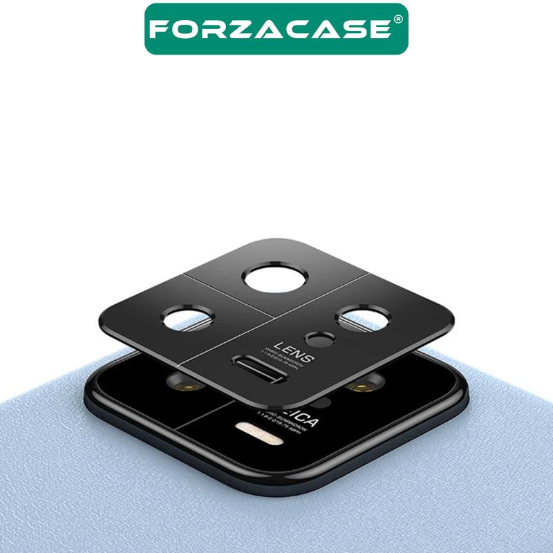 Forzacase Xiaomi Mi 13T ile uyumlu Kamera Lens Koruma Halkası Siyah - FC377