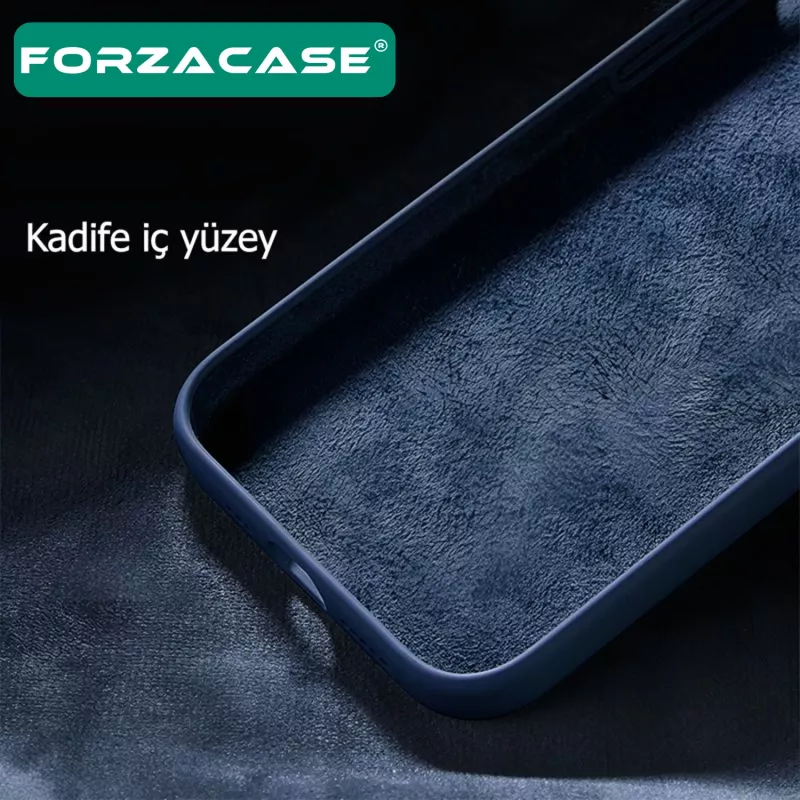 Forzacase Samsung Galaxy S25 FE ile uyumlu Liquid Serisi İçi Kadife Lansman Silikon Kılıf