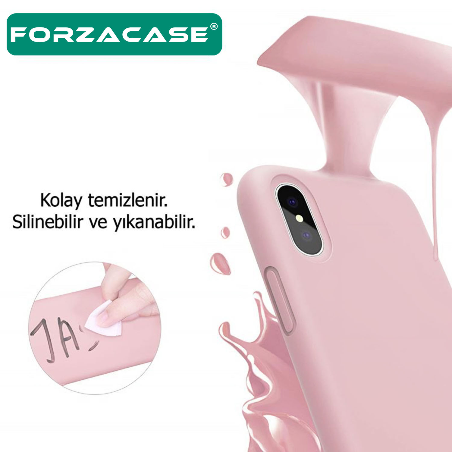 Forzacase Samsung Galaxy S25 Plus ile uyumlu Liquid Serisi İçi Kadife Lansman Silikon Kılıf
