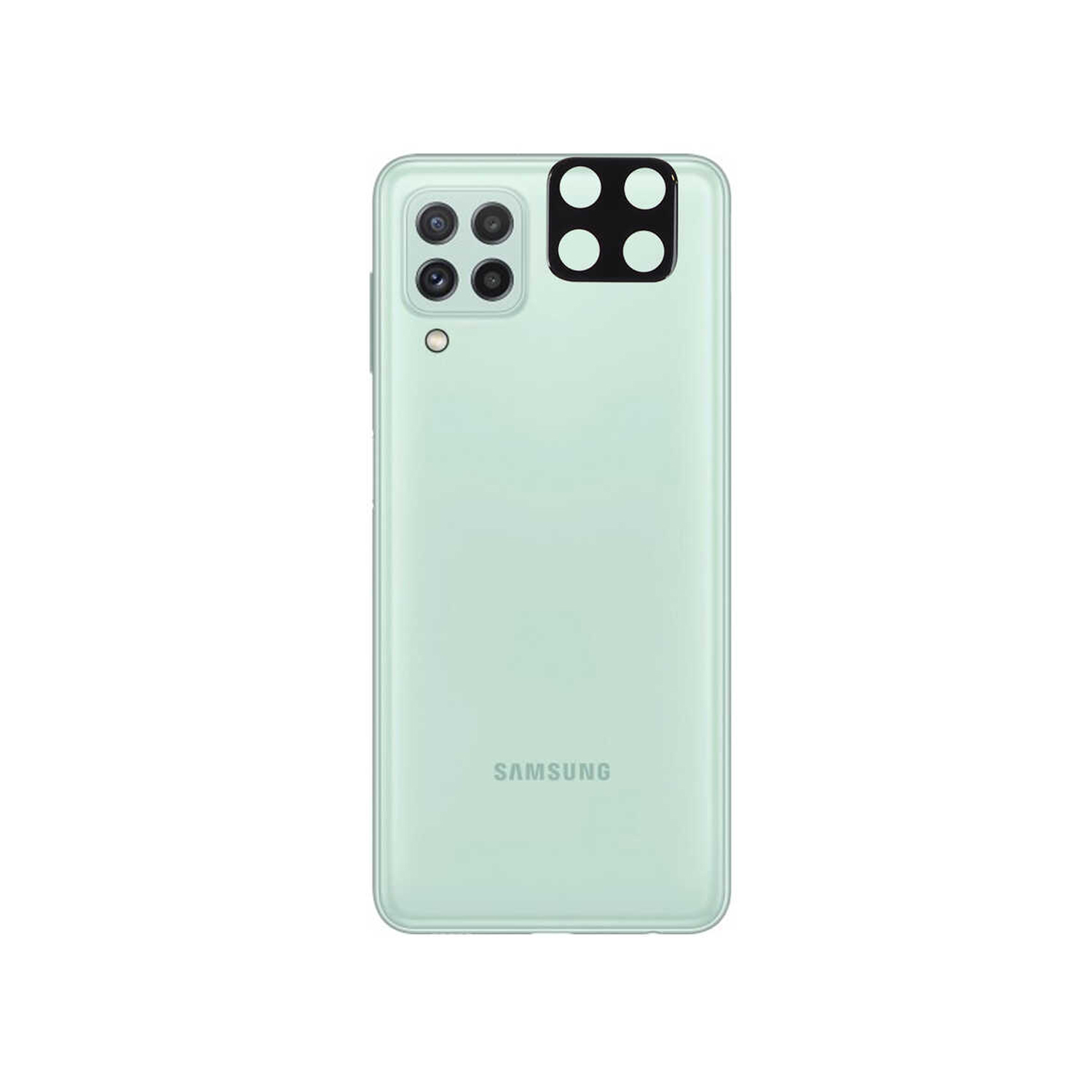 Forzacase Samsung Galaxy M33 ile uyumlu Kamera Lens Koruma Halkası Siyah - FC377
